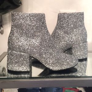 Maison Margiela beaded/glitter shoes